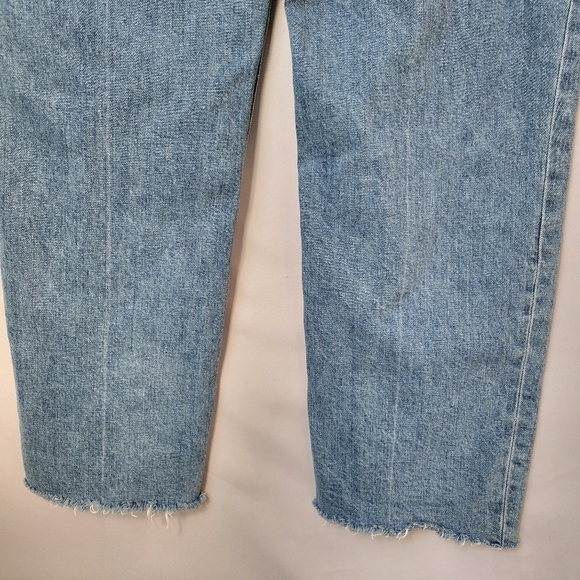 Everlane The Way High Denim Jean Organic Cotton Raw Hem 30 Long - Picture 14 of 16